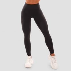 Legginsy damskie fitness z wysoką talią czarne Mesh Panel. Czarne legginsy damskie GYMBEAM, s, bez wzorów, z elastanu. Za 115.90 zł.