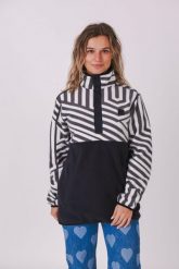 Bluza polarowa Fall Line w kolorze czarnym. Czarne bluzy męskie OOSC, na zimę, uniwersalny, bez wzorów, z materiału, bez kaptura. Za 367.99 zł.