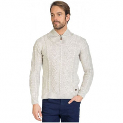 Sir Raymond Tailor Sweter Męski, L, Beżowy. Brązowe swetry przez głowę męskie marki Sir Raymond Tailor, z dzianiny. Za 199.00 zł.