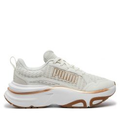 Sneakersy Puma. Niebieskie trampki i tenisówki chłopięce Puma, bez wzorów, z meshu, bez zapięcia. Za 139.99 zł.
