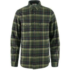 Fjall Raven Singi Ciężka Flanelowa Koszula M Dorośli. Zielone koszule męskie Fjällräven, l, bez wzorów, z bawełny, casualowe, bez kołnierzyka, bez ramiączek. Za 592.99 zł.