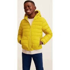 Mango Kids - Kurtka. Żółte kurtki i płaszcze dla chłopców marki Mango Kids, bez wzorów, z poliesteru. Za 89.90 zł.