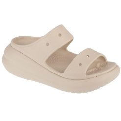 Mules Femme Mules Crocs CLASSIC CRUSH SANDAL Beige Beige. Szare klapki damskie Crocs, bez wzorów, z materiału, bez obcasa. Za 297.00 zł.