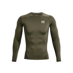 Under Armour Męska Koszulka Długorękawowa HG Armour Comp LS 1361524. Zielone koszulki sportowe męskie Under Armour, m, bez wzorów, z materiału, bez kołnierzyka, bez ramiączek, na fitness i siłownię. Za 279.99 zł.