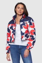 INVICTA Krótka kurtka puchowa damska w logo, Rozmiar S. Kurtki damskie Invicta, s, bez wzorów, z puchu, bez kaptura. W wyprzedaży za 560.99 zł.