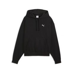 Męska bluza oversize z kapturem Essentials PUMA. Czarne bluzy męskie Puma, na jesień, l, bez wzorów, z bawełny, z kapturem. Za 269.00 zł.