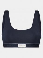 Tommy Hilfiger Biustonosz top UW0UW04746 Granatowy. Niebieskie biustonosze Tommy Hilfiger, bez wzorów. Za 99.99 zł.