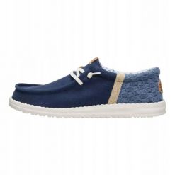 HeyDude Męskie Mokasyny Wally Funk Summer Stitch. Białe mokasyny męskie Hey dude, z materiału. Za 329.00 zł.