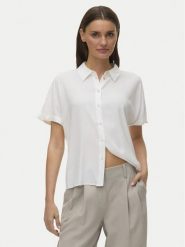 Vero Moda Koszula Alice 10342668 Biały Regular Fit. Białe bluzki damskie Vero Moda, xs, bez wzorów, z wiskozy, bez kołnierzyka, bez ramiączek. Za 99.99 zł.