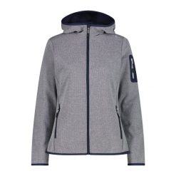 Damska kurtka z kapturem CMP. Szare kurtki sportowe damskie CMP, l, bez wzorów, z kapturem, trekkingowe. Za 290.50 zł.