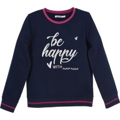 Bluza w kolorze granatowym. Niebieskie bluzy dla dziewczynek Daniel Hechter, Naf Naf Kids, bez wzorów, bez ramiączek, bez kaptura. W wyprzedaży za 49.95 zł.