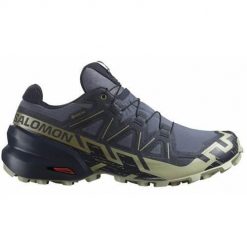 Buty do biegania męskie Salomon Speedcross 6 Gtx Gore-tex. Brązowe buty sportowe męskie Salomon, z gore-texu, bez zapięcia, do biegania, salomon speedcross, gore-tex. Za 659.00 zł.