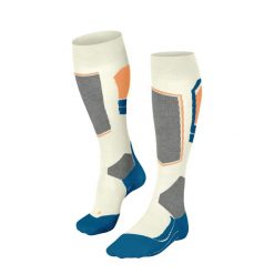 Podkolanówki damskie Falke SK4 Advanced. Białe skarpety damskie Falke, bez wzorów. Za 205.50 zł.