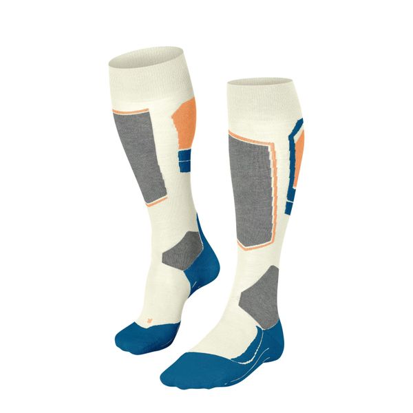 Podkolanówki damskie Falke SK4 Advanced. Białe skarpety damskie Falke, bez wzorów. Za 205.50 zł.