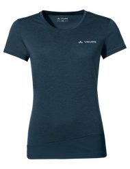 Koszulka szybkoschnąca damska Vaude Sveit Shirt. Niebieskie t-shirty damskie Vaude, xs, bez wzorów, z materiału, klasyczne, bez kołnierzyka. Za 189.00 zł.