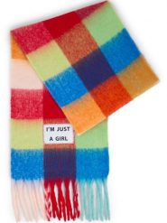 Verb To Do tkany szalik Kobiety Sztuczne włókno czerwony|wielokolorowy, ONE SIZE. Czerwone szaliki i chusty damskie Verb To Do, z aplikacjami, z wełny. Za 139.95 zł.