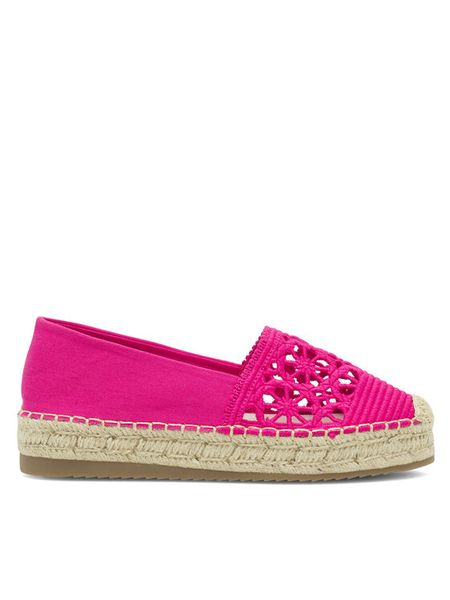 Jenny Fairy Espadryle WSS21119-01 Różowy. Czerwone espadryle damskie Jenny Fairy, bez wzorów, z materiału, bez obcasa, bez zapięcia. Za 89.99 zł.