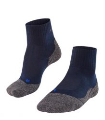 Skarpetki damskie Falke TK2 Short Cool. Niebieskie skarpety damskie Falke, bez wzorów, z elastanu. Za 296.99 zł.