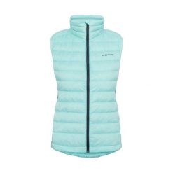 Damska kurtka bez rękawów Kari Traa Emilie. Niebieskie kurtki damskie Kari Traa, bez wzorów, z puchu, bez kaptura, trekkingowe. Za 659.50 zł.