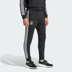 Spodnie dresowe Germany DNA. Czarne spodnie sportowe męskie Adidas, xl, bez wzorów, z dresówki, do piłki nożnej. W wyprzedaży za 255.85 zł.
