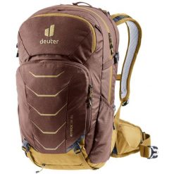 Plecak na rower damski Deuter Attack 18 SL - raisin/almond. Brązowe plecaki damskie Deuter, bez wzorów, z materiału. Za 852.49 zł.