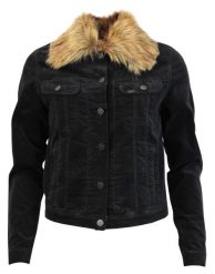 LEE RIDER JACKET DAMSKA KURTKA SZTRUKSOWA BLACK L58ZLP01. Czarne kurtki damskie Lee, na zimę, l, bez wzorów, ze sztruksu, bez kaptura. Za 289.99 zł.