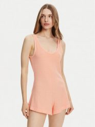 Billabong Kombinezon EBJX603002 Pomarańczowy Regular Fit. Brązowe sukienki damskie Billabong, l, bez wzorów, z bawełny, bez kołnierzyka, bez ramiączek. W wyprzedaży za 119.99 zł.