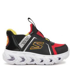 Sneakersy Skechers. Czarne trampki i tenisówki chłopięce Skechers, bez wzorów, bez zapięcia. Za 159.99 zł.