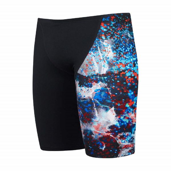 Zoggs Ionic Jett Jammer - Rozmiar 40. Czarne kąpielówki męskie ZOGGS, m, bez wzorów, na fitness i siłownię. Za 1,145.84 zł.