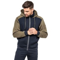 Bluza piankowa HELBOS AVACORE w kolorze granatowo-oliwkowym. Niebieskie bluzy męskie AVACORE, m, bez wzorów, bez kaptura. W wyprzedaży za 139.00 zł.