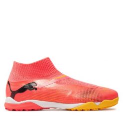 Buty do piłki nożnej Puma. Czerwone buty sportowe męskie Puma, bez zapięcia, do piłki nożnej. Za 309.99 zł.