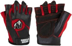 Mitchell Rękawiczki treningowe - Czarny/Czerwony. Czarne rękawiczki męskie GORILLA WEAR, bez wzorów, z bawełny. Za 152.00 zł.