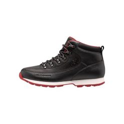 Buty do chodzenia męskie Helly Hansen The Forester. Czarne buty sportowe męskie Helly Hansen, z gumy, za kostkę, bez zapięcia, trekkingowe. Za 729.00 zł.