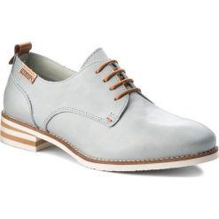 Oxfordy PIKOLINOS - W3S-4552 Aqua. Niebieskie półbuty damskie Pikolinos, ze skóry. W wyprzedaży za 249.00 zł.