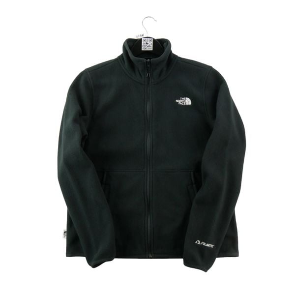Kurtka polarowa damska Circular Design. Czarne kurtki damskie The North Face, s, bez wzorów, z materiału, bez kaptura, trekkingowe. Za 207.36 zł.