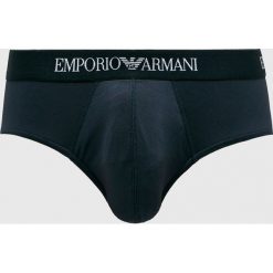Emporio Armani - Slipy. Czarne slipki męskie Emporio Armani, z dzianiny. Za 139.90 zł.