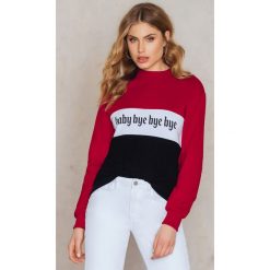 NA-KD Trend Bluza Baby Bye Bye Bye - Black,White,Multicolor. Bluzy damskie marki NA-KD Trend. W wyprzedaży za 80.97 zł.