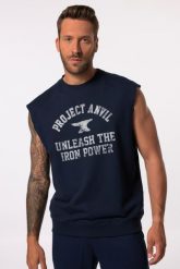 Męska Bluza Iron Anvil fitness oversize szybkoschnąca do roz. 7 XL. Niebieskie bluzy męskie JAY-PI, m, bez wzorów, z bawełny, z kapturem. Za 159.99 zł.