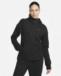 Bluza z Kapturem I Suwakiem Na Całej Długości Tech Fleece Windrunner Rozmiar XS…. Czarne bluzy damskie Nike, xs, bez wzorów, z polaru, z kapturem. Za 525.90 zł.