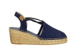 Sandały Toni Pons Tremp Mari Navy 204006, Granatowy, Skóra naturalna - 38. Niebieskie sandały damskie Toni Pons, bez wzorów, z bawełny, bez obcasa, bez zapięcia. W wyprzedaży za 206.10 zł.