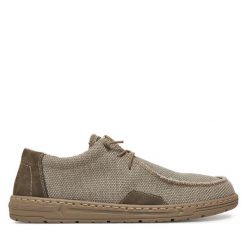 Półbuty Rieker. Szare półbuty na co dzień męskie Rieker, bez zapięcia. Za 319.99 zł.