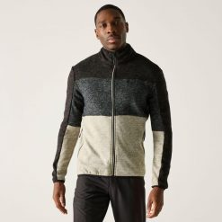 Męska bluza polarowa Elram Color Blocked z zamkiem błyskawicznym. Brązowe bluzy męskie Regatta, m, bez wzorów, z dzianiny, bez kaptura. W wyprzedaży za 229.99 zł.