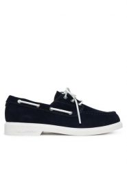 KARL LAGERFELD Półbuty Kori KL21422 Granatowy. Niebieskie półbuty na co dzień męskie KARL LAGERFELD, ze skóry, bez zapięcia. Za 969.99 zł.