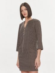 Liu Jo Sukienka codzienna MF3413 J4050 Czarny Regular Fit. Czarne sukienki damskie Liu Jo, na co dzień, bez wzorów, z syntetyku, bez kołnierzyka, bez ramiączek, proste. Za 779.99 zł.