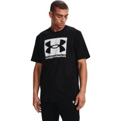Koszulka sportowa męska Under Armour Abc Camo Boxed Logo SS. Białe koszulki sportowe męskie Under Armour, l, bez wzorów, z materiału, bez kołnierzyka, bez ramiączek. Za 198.00 zł.