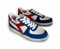 Buty do chodzenia damskie Diadora Mi Basket Low Vintage. Białe obuwie sportowe damskie Diadora, bez wzorów, z gumy, trekkingowe. Za 517.00 zł.