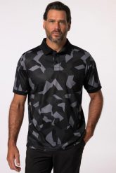 Męska Koszulka polo golf rękaw 1/2 QuickDry moro do rozm. 7XL. Czarne koszulki polo męskie JAY-PI, m, bez wzorów, z materiału, bez kołnierzyka, bez ramiączek, na golfa. Za 239.99 zł.