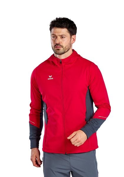 Kurtka z dresu Erima Racing. Czerwone kurtki męskie Erima, xl, bez wzorów, z dresówki, z kapturem. Za 223.00 zł.