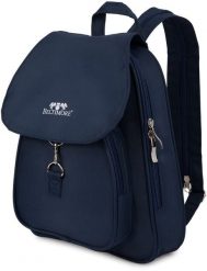 Plecak plecaczek damski mały lekki wodoodporny elegancki granatowy Beltimore R34. Niebieskie plecaki damskie Beltimore, bez wzorów, eleganckie. Za 99.83 zł.