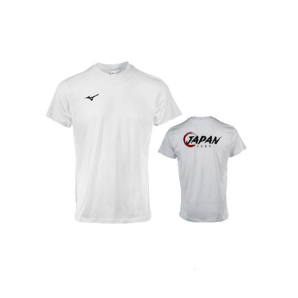 Koszulka Mizuno M.Arts Japan. Białe koszulki sportowe męskie Mizuno, l, bez wzorów, bez kołnierzyka, bez ramiączek. Za 176.00 zł.